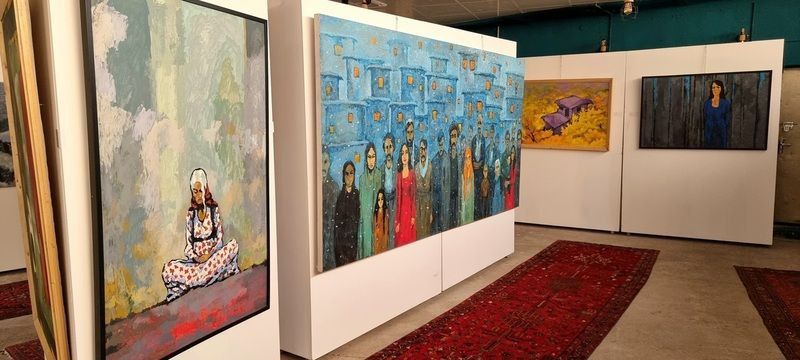 پێشانگەی هونەرمەندێکی ڕۆژهەڵاتی کوردستان لە هەولێر